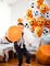 60Pcs Halloween Ghost Latex Balloons - 6 Styles (Orange White)